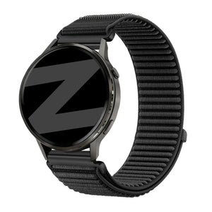 Bandz Garmin Venu 3s Nylonarmband 'Wave' (Schwarz)