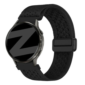 Bandz Garmin Vivomove Style Vintage Nylonarmband (Schwarz)