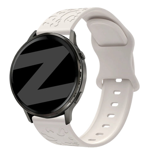 Bandz Garmin Vivomove HR Silikonarmband 'Leopard' (Polarstern)