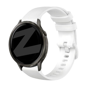 Bandz Garmin Venu 2 Silikonarmband 'Premium' (Weiß)