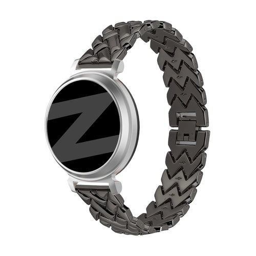 Bandz Garmin Lily 2 Metal Strap 'V-Type' (Black)