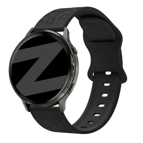 Bandz Garmin Vivoactive 5 Silicone Strap 'Leopard' (Black)