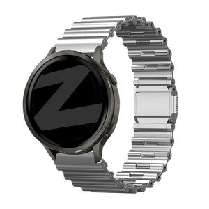 Bandz Amazfit GTR 2 Premium Stahlarmband 'Ocean' (Silber)