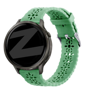 Bandz Garmin D2 Air X10 Silikonarmband 'Lace' (Hellgrün)