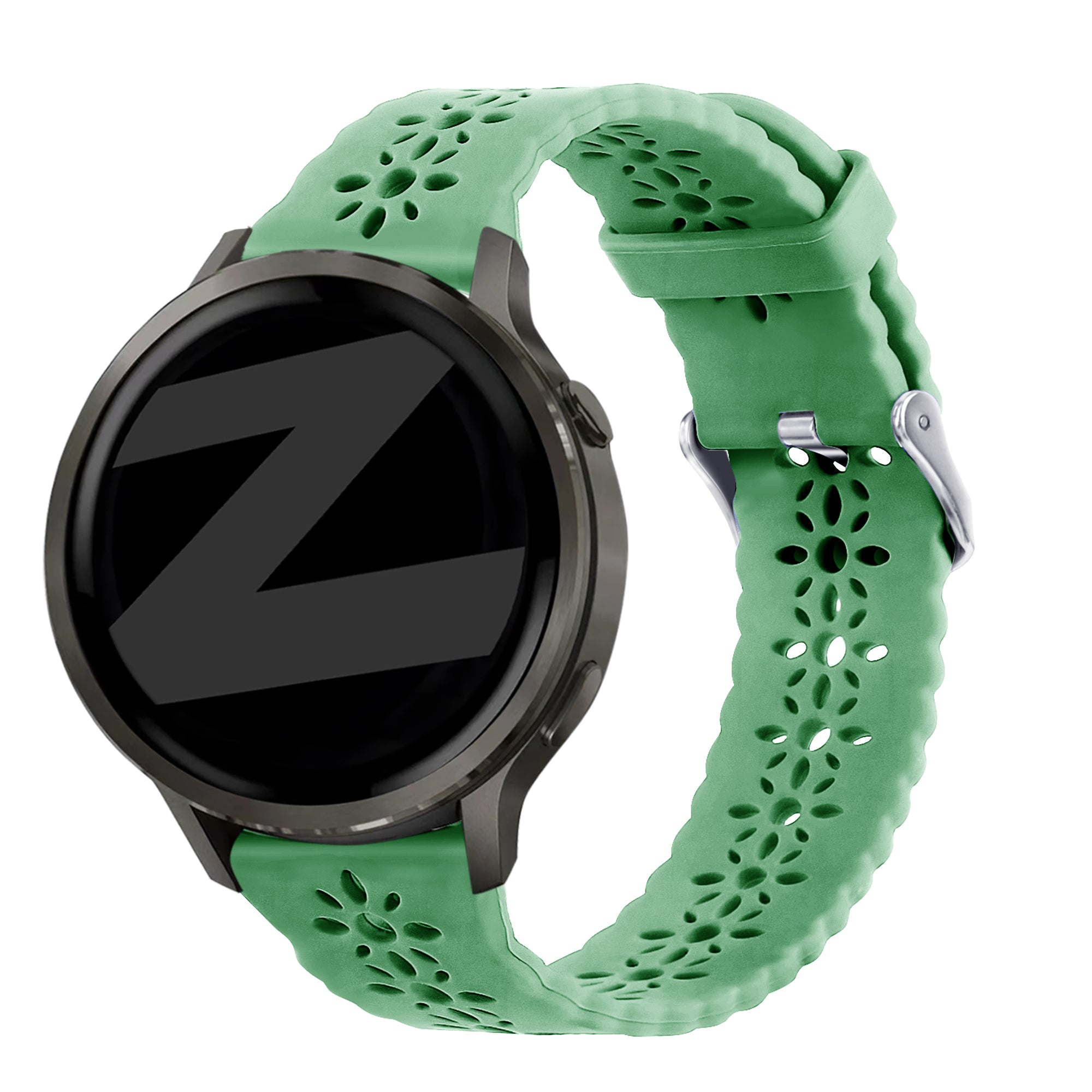 Bandz Garmin D2 Air X10 Silikonarmband 'Lace' (Hellgrün)