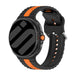 Samsung Galaxy Watch 8 - 40mm Duo Sportarmband (Schwarz/Orange)