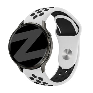 Bandz Garmin Venu 3 Sportarmband 'Deluxe' (Weiß/Schwarz)