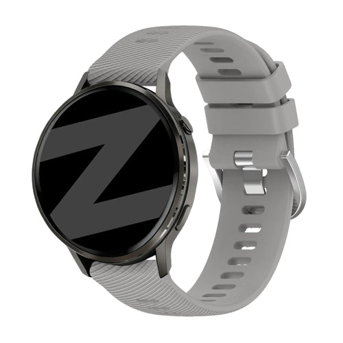 Bandz Garmin Venu 4 - 41mm Silikonarmband 'Deluxe' (Grau)