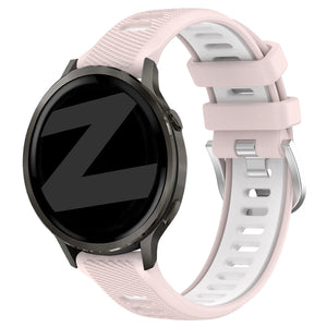 Bandz Garmin Forerunner 255s Sport Strap with Buckle (Pink/White)