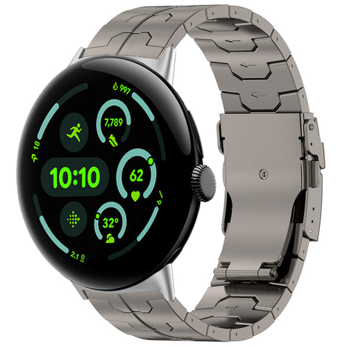 Google Pixel Watch 3 - 45mm 'Iron' Titanarmband (Titan)