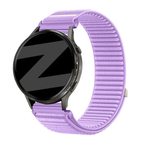 Bandz Garmin Vivomove Style Nylon Strap 'Wave' (Light Purple)