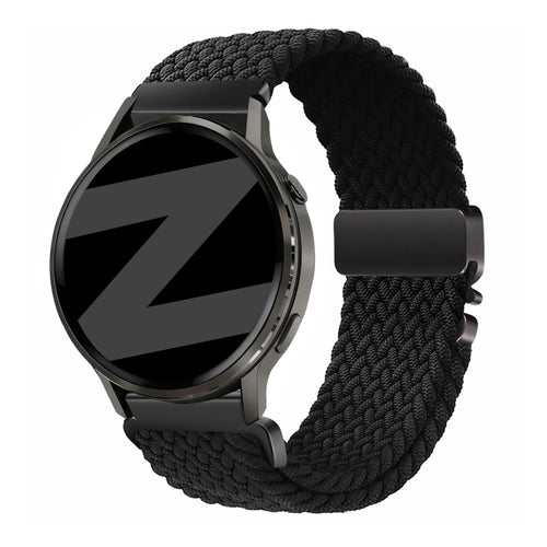 Bandz Garmin Venu 4 - 45mm Braided Strap 'Parachute' (Black)