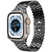 Apple Watch Ultra Fischarmband Stahl (Schwarz)
