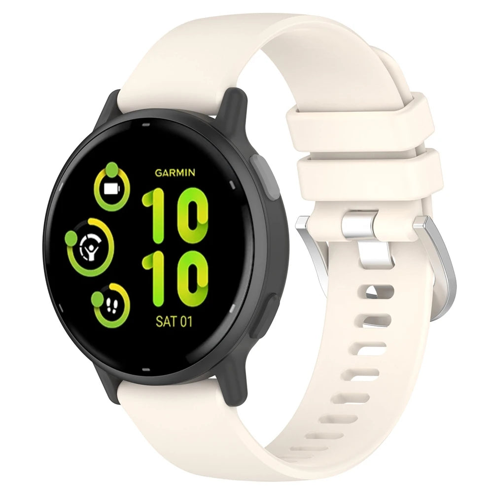 Garmin Vivoactive 6 Silikon Classic Armband (Polarstern)
