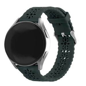 Coros Apex 2 Patterned Silicone Strap (Viridian)