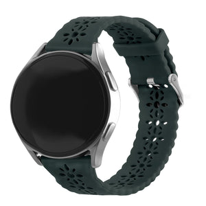Withings Steel HR - 40mm Gemustertes Silikonarmband (Viridiangrün)