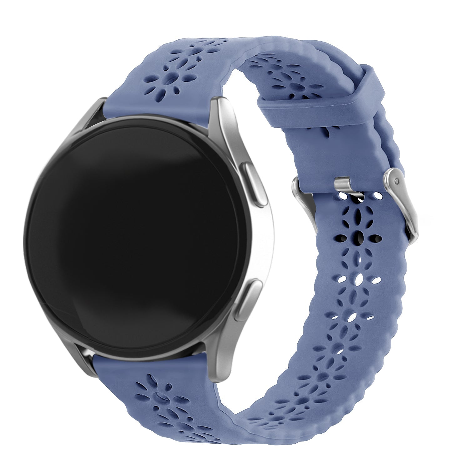 Amazfit Active Gemustertes Silikonarmband (Lavender Grau)
