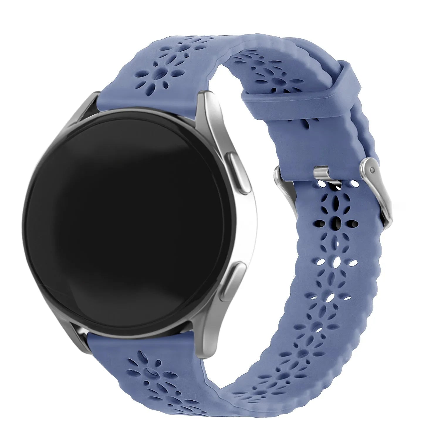 Coros Pace 2 Patterned Silicone Strap (Lavender Grey)