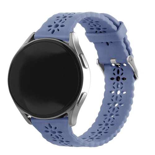 Amazfit GTR Mini Patterned Silicone Strap (Lavender Grey)