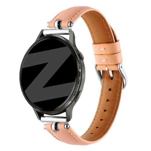Bandz Levowatch Tiny Leather Strap 'Bullet' (Pink)