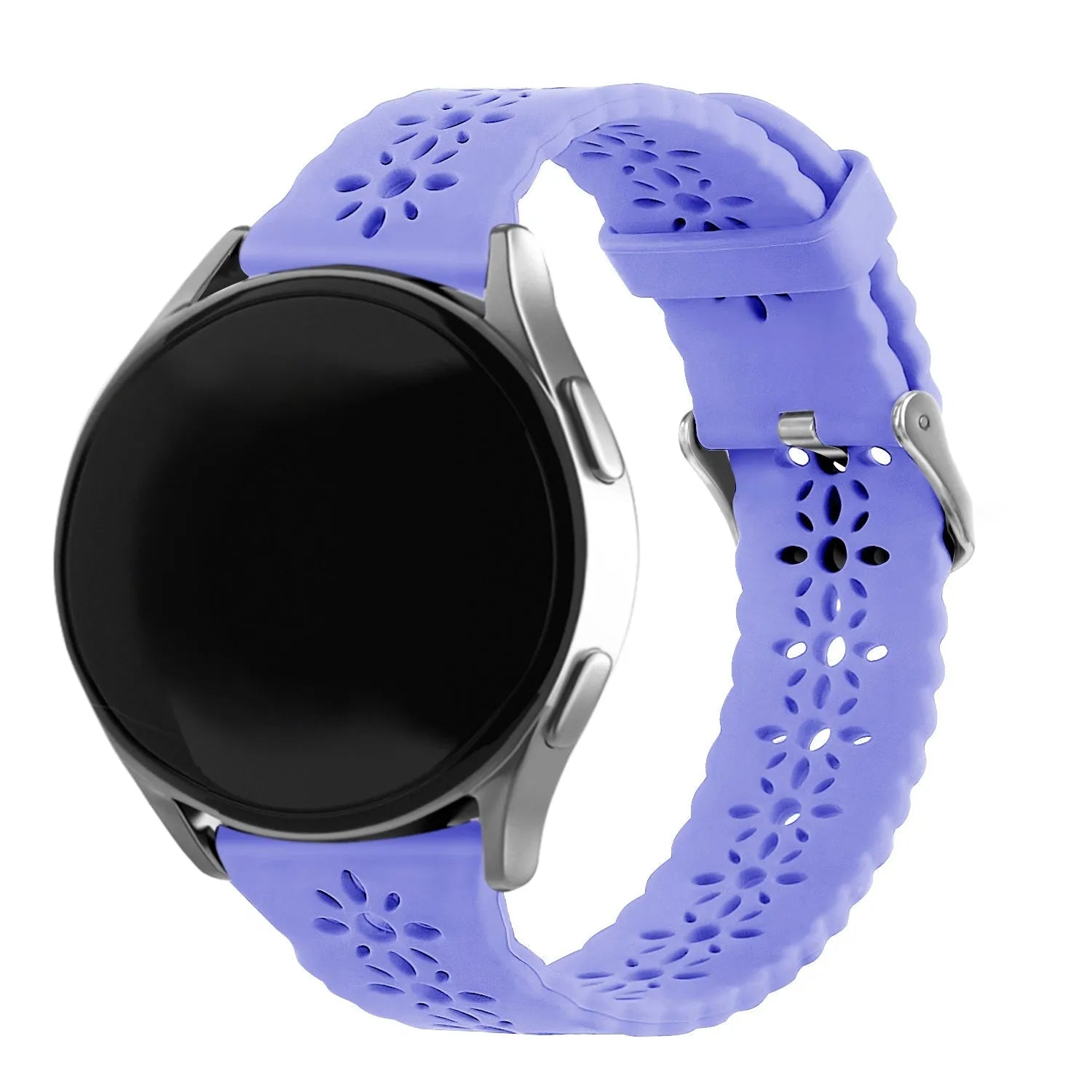 Coros Pace 2 Gemustertes Silikonarmband (Flieder)