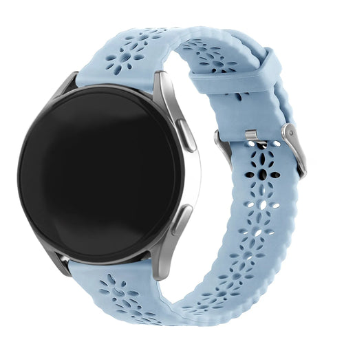 Amazfit GTR Mini Gemustertes Silikonarmband (Mist Blau)