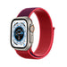 Apple Watch Ultra Nylonarmband (Lila/Rot)