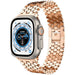 Apple Watch Ultra Fischarmband Stahl (Roségold)
