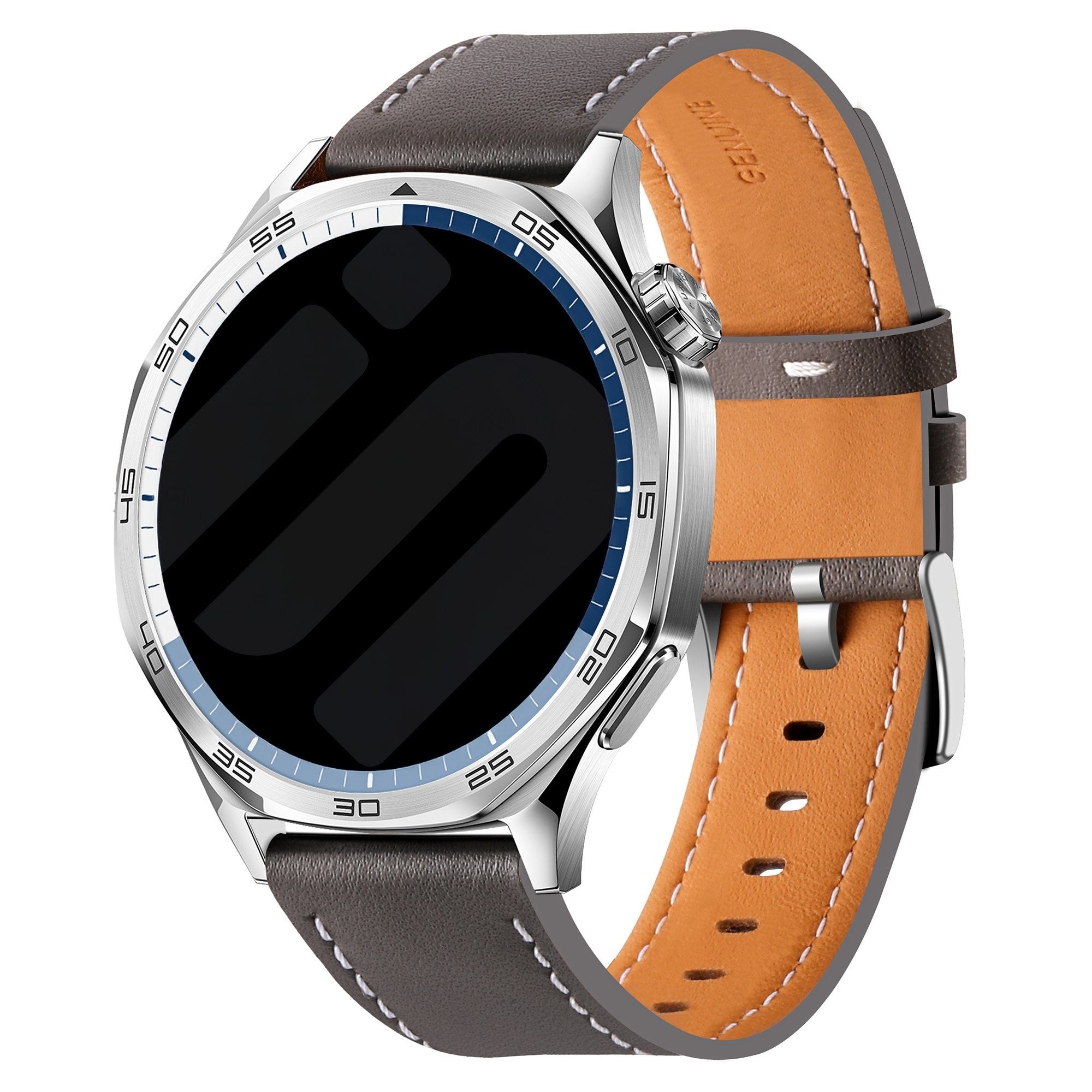 Amazfit Balance 2 'One Push' Lederarmband (Grau)