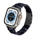 Apple Watch Ultra Stahlharz-Armband (Schwarz/Weiß)