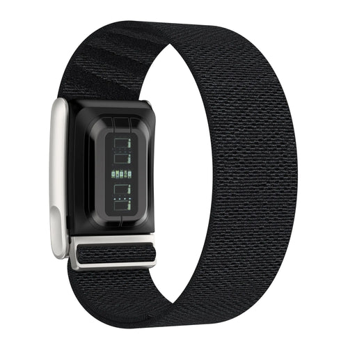 Kompatibel mit Whoop 5.0 Nylonarmband (Schwarz)