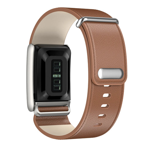 Kompatibel mit Whoop 5.0 Lederarmband (Braun)