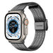 Apple Watch Ultra Edelstahl-Armband (Schwarz)