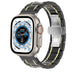Apple Watch Ultra Keramik Stahlarmband (Schwarz/Gold)