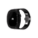 Reqior Apple Watch 45mm Polymer Hülle mit integriertem Gummi-Armband (Ruß)