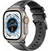 Apple Watch Ultra Lederarmband (Schwarz)