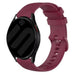 Samsung Galaxy Watch 7 - 44mm Luxus Silikonarmband (Dunkelrot)