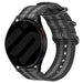 Samsung Galaxy Watch FE Nylon-Schnallenarmband (Schwarz/Grau)
