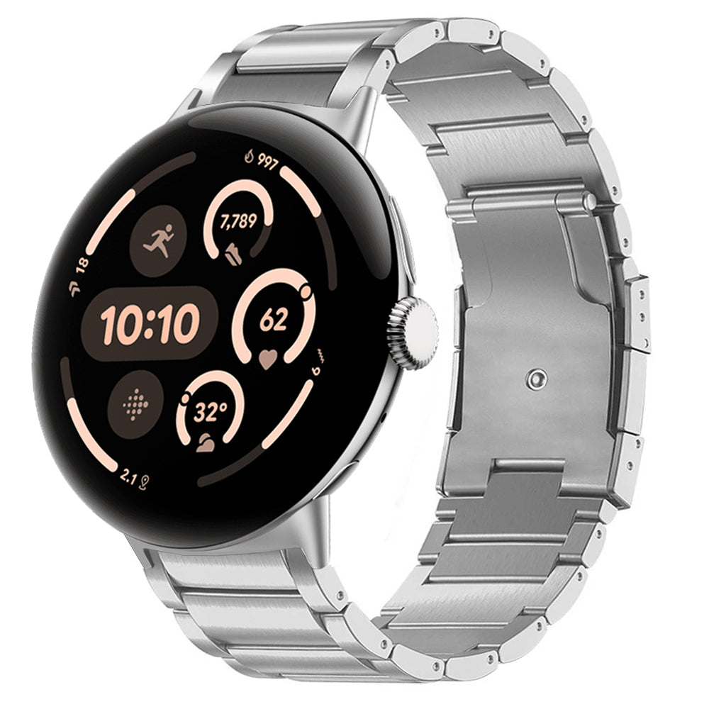 Google Pixel Watch 4 - 45mm Titanarmband (Silber)
