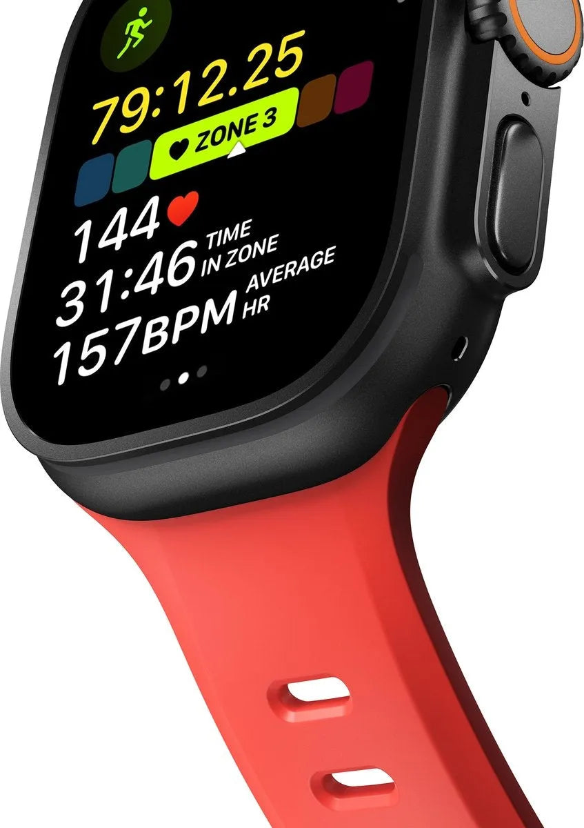 Nomad Apple Watch Silikon Tempo Armband (Koralle)