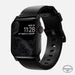 Nomad Modern Apple Watch Lederarmband (Schwarz)