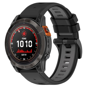 Garmin Tactix 8 - 47mm Schnalle Sport Amrband (Schwarz/Grau)