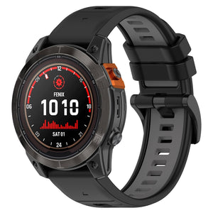 Garmin Quatix 8 - 47mm Sportarmband mit Schnalle (Schwarz/Grau)