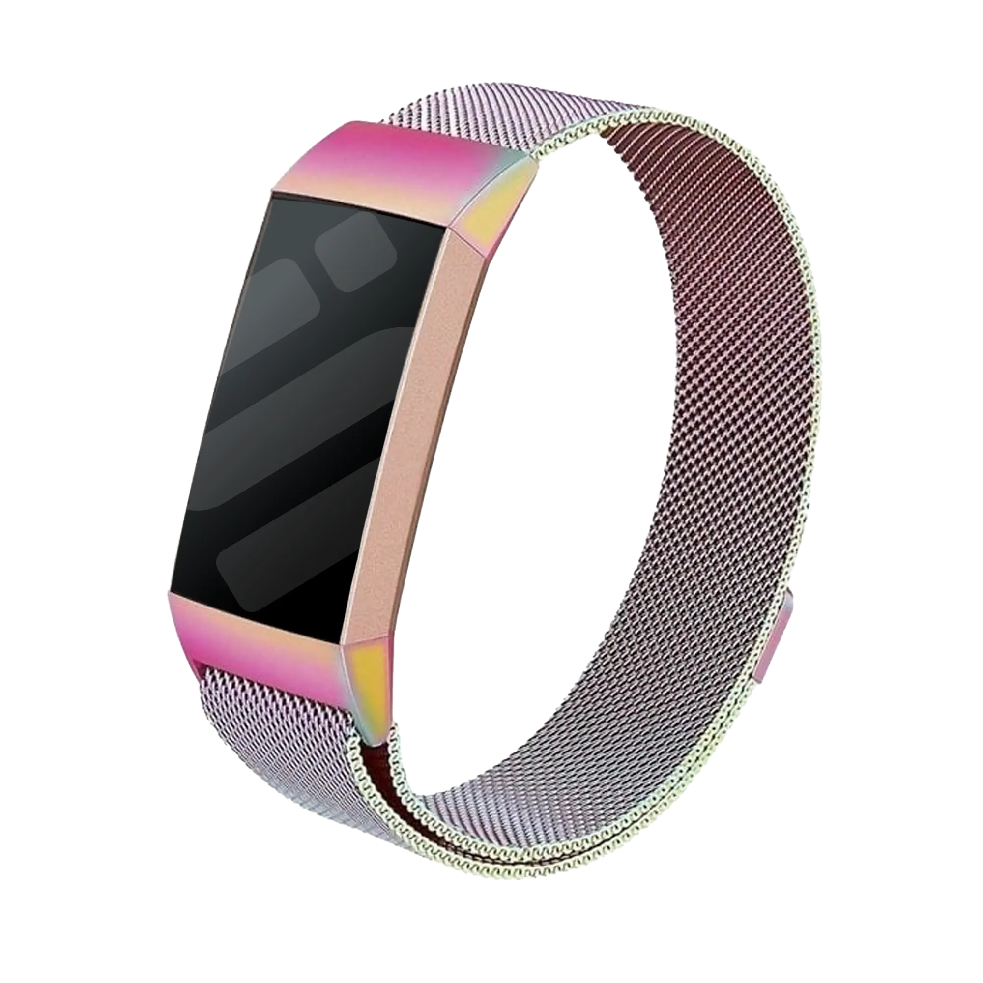 Fitbit Charge 4 Milanese Armband (Regenbogen)