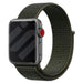 Apple Watch Nylon Loop Armband (Dunkelgrün)