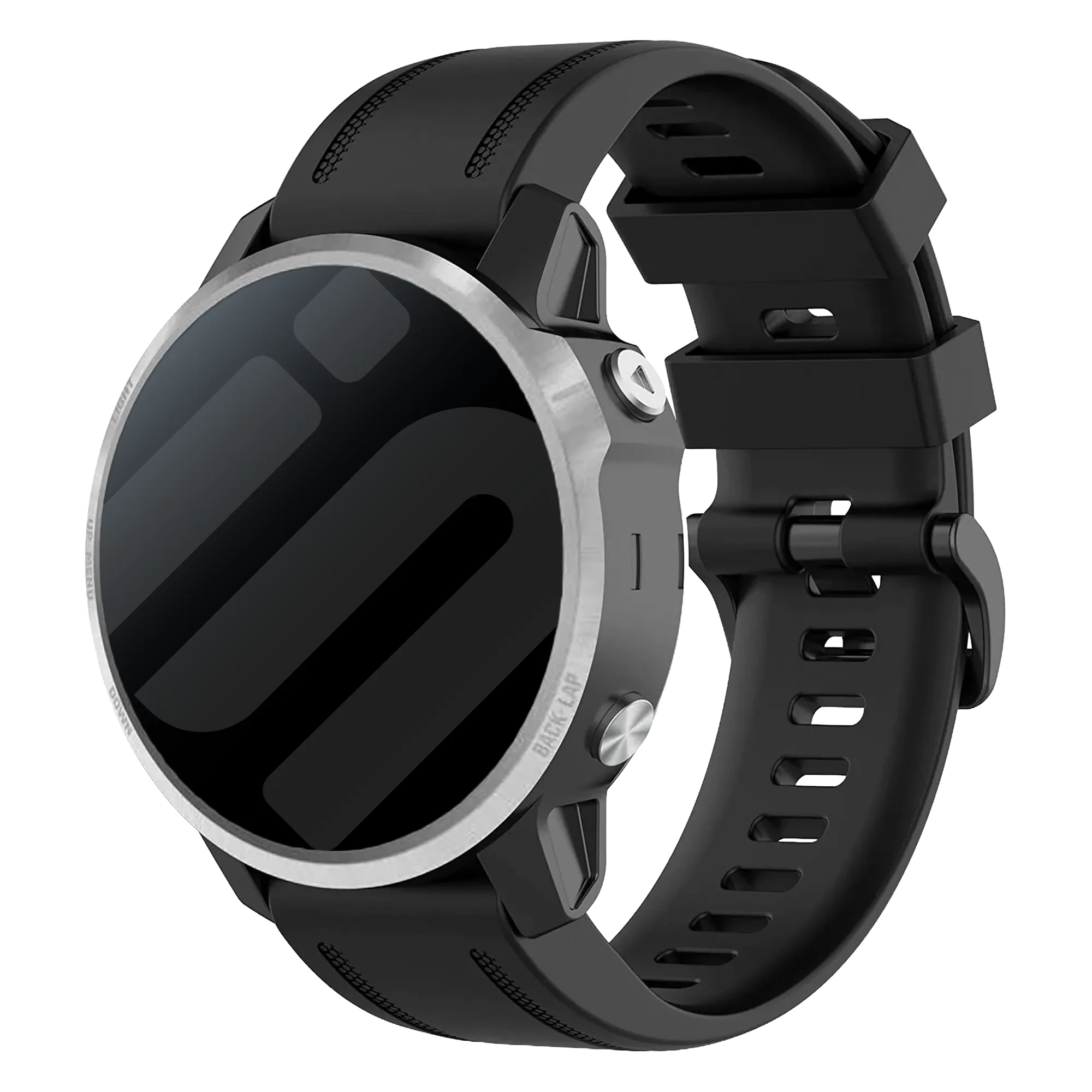 Garmin Fenix 8 - 43mm Silicone Strap (Black)