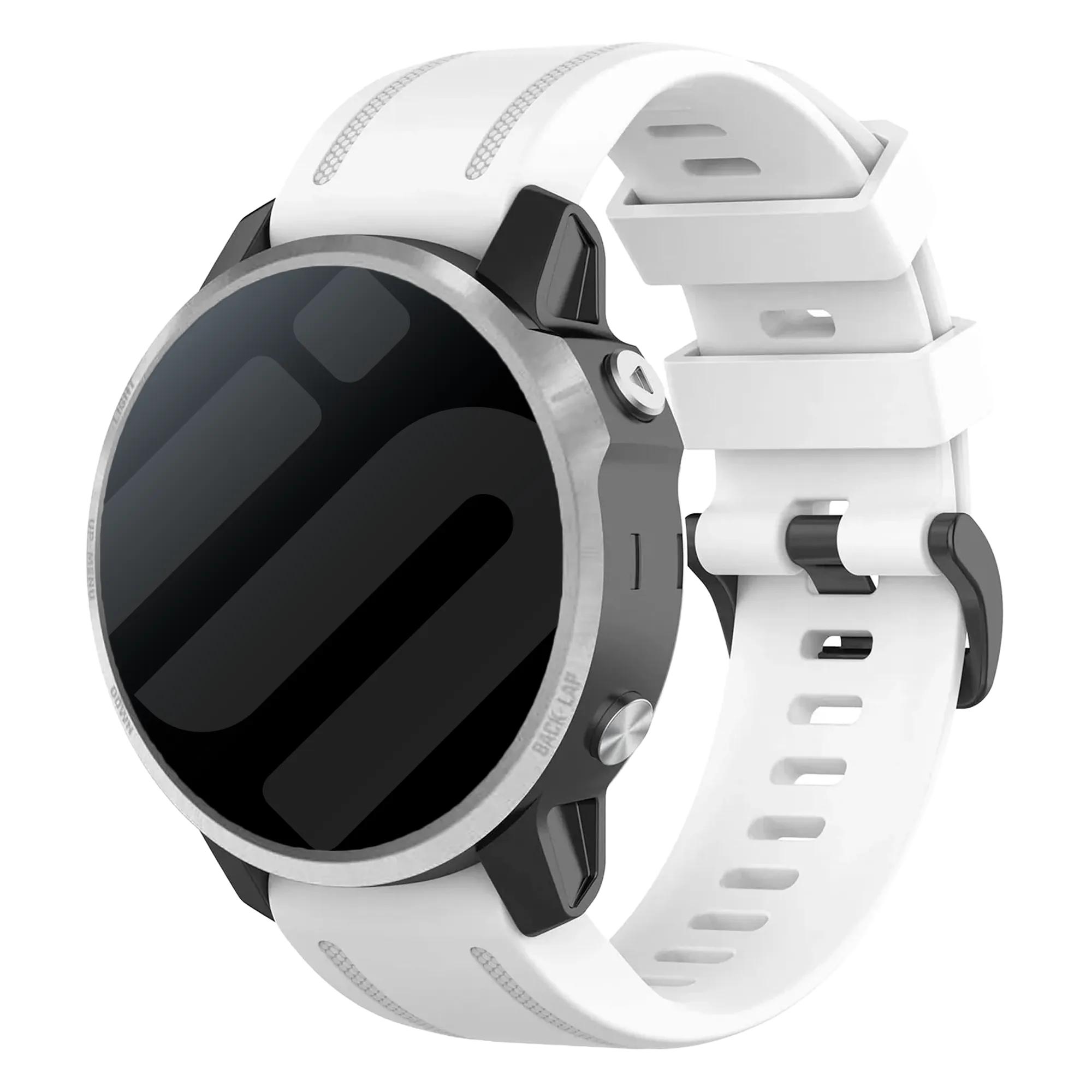 Garmin Fenix 8 - 43mm Silicone Strap (White)