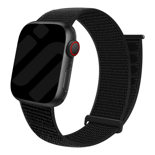 Apple Watch Nylonarmband (Schwarz)
