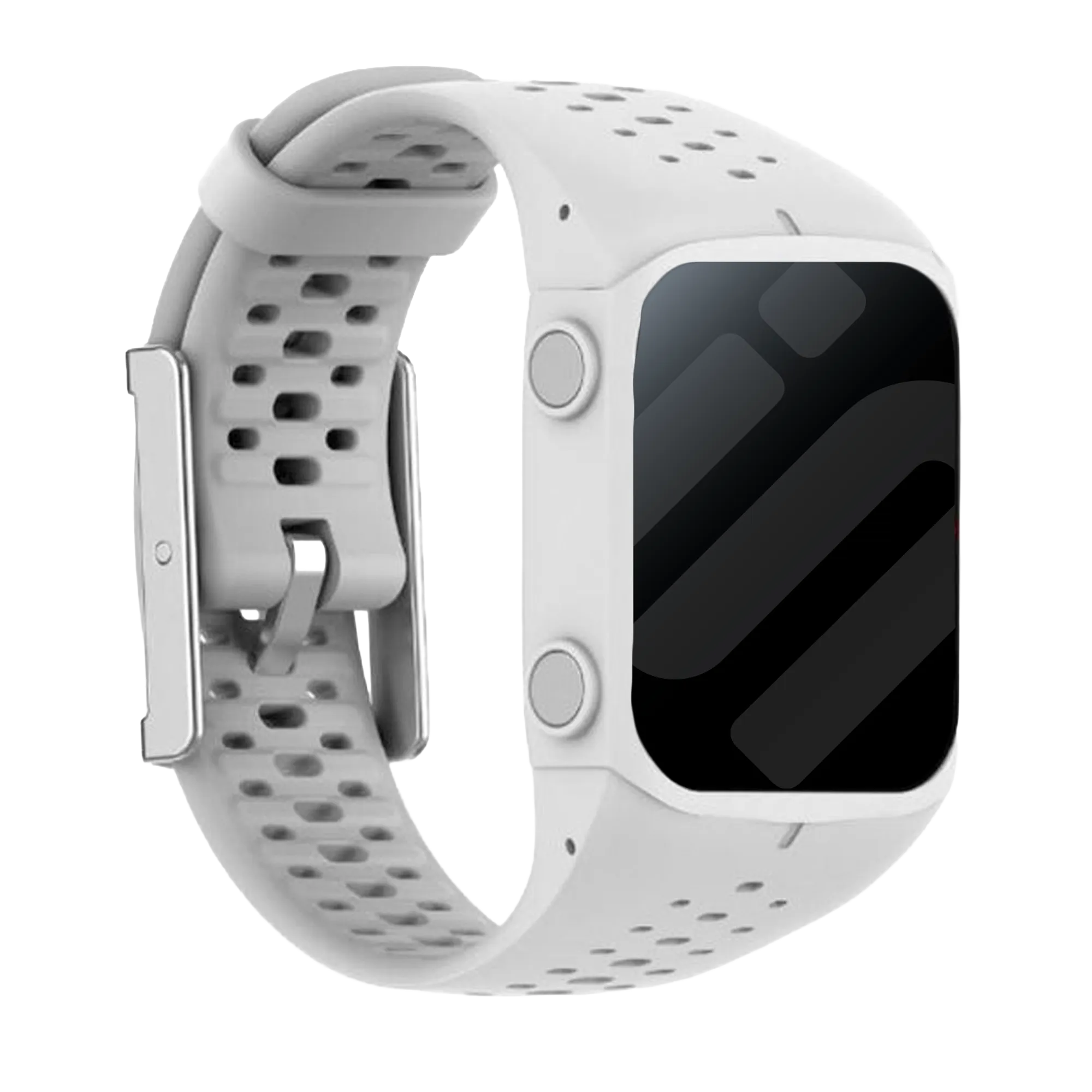 Polar M400 / M430 Silikonarmband (Weiß)