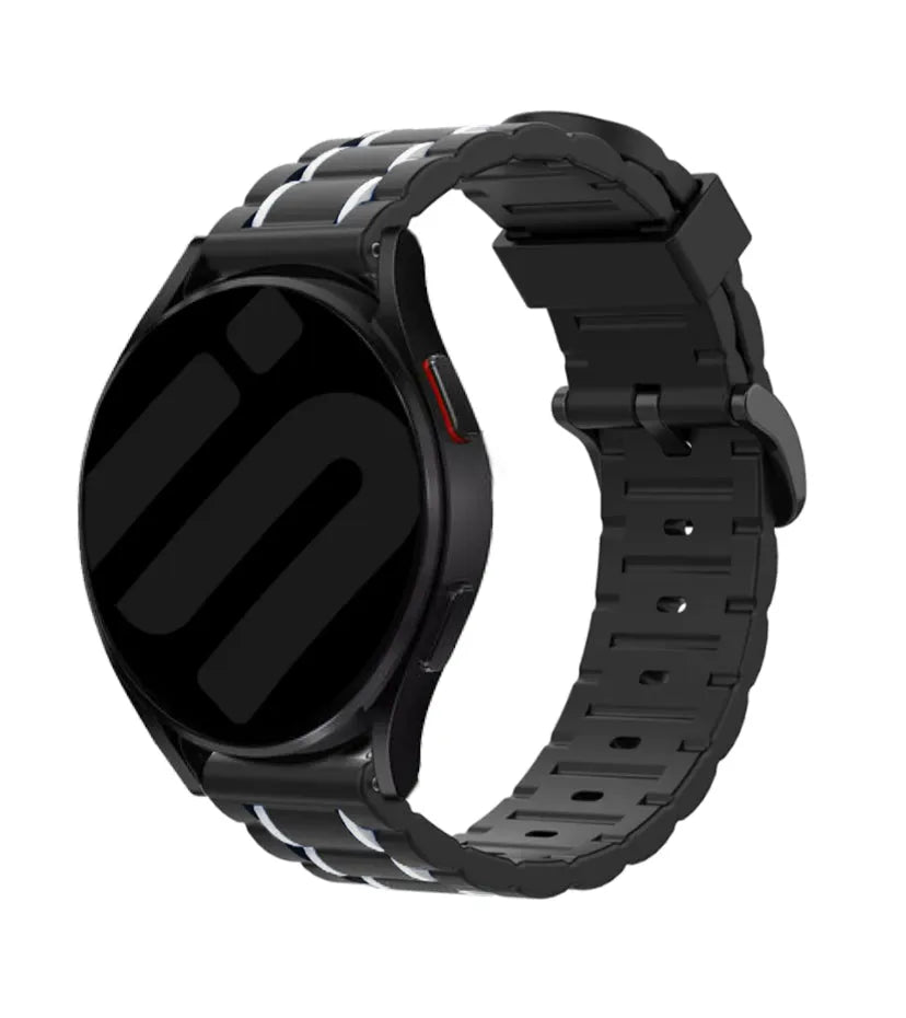 Oppo Watch X3 Sportarmband mit Schnalle (Schwarz/Weiß)
